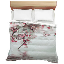 Apricot Flowers In Spring, Floral Background Bedding 66875278