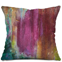 Aqua Color Abstract Stone Pillows 55828609