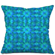 Aquamarine Crystal. Seamless Texture. Pillows 52446199