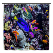 Aquarium Tropical Fish On A Coral Reef Bath Decor 51007002