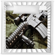 AR-15 Carbine And Tactical Vest Nursery Decor 61486195