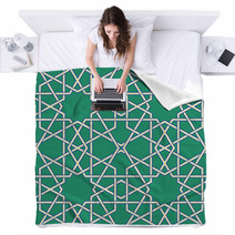 Arabic Mosaic Blankets 53242744