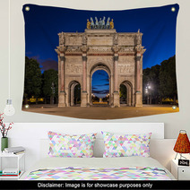Arc De Triomphe Du Carrousel At Tuileries Gardens Paris Wall Art 67117815