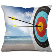 Archery Practice Outdoor Pillows 56002441
