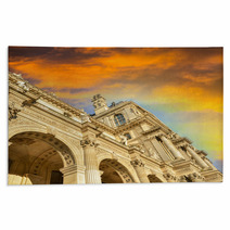 Architectural Detail Of Buildings Along Louvre Rugs 62045945