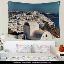 Architecture And Colors Of Imerovigli, Village In Santorini Wall Art 66592728