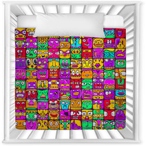 Arge Set Of 100 Different Faces For Design Nursery Decor 65775954
