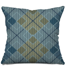 Argyle Vector Abstract Pattern Background Pillows 64440130
