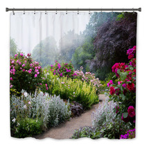 Art Flowers In The Morning In An English Park Bath Decor 64687273