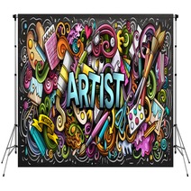 Artist Supply Color Illustration Visual Arts Doodles Painting And Drawing Art Background Backdrops 226542234
