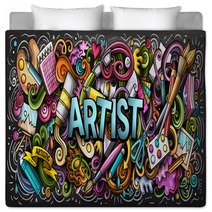 Artist Supply Color Illustration Visual Arts Doodles Painting And Drawing Art Background Bedding 226542234