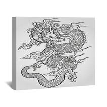 Asian Dragon Tattoo Wall Art 27187033
