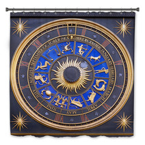 Astrological Zodiac Clock Bath Decor 37290483