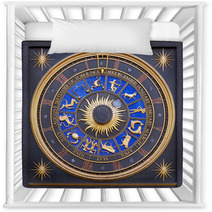 Astrological Zodiac Clock Nursery Decor 37290483