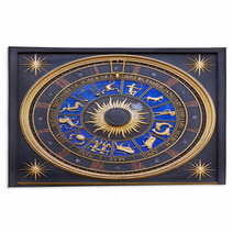 Astrological Zodiac Clock Rugs 37290483