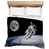Astronaut Earth Moon Space Bedding 67777889