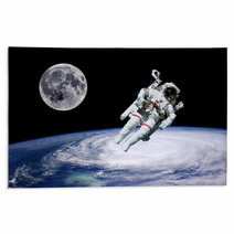 Astronaut Earth Moon Space Rugs 67777889