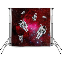 Astronauts Galaxy Space Backdrops 67827758
