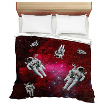 Astronauts Galaxy Space Bedding 67827758
