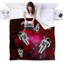 Astronauts Galaxy Space Blankets 67827758