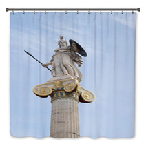 Athena, Ancient Greeks' Goddess Of Heroic Endeavor And Wisdom Bath Decor 65305836