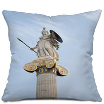 Athena, Ancient Greeks' Goddess Of Heroic Endeavor And Wisdom Pillows 65305836