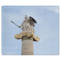 Athena, Ancient Greeks' Goddess Of Heroic Endeavor And Wisdom Rugs 65305836
