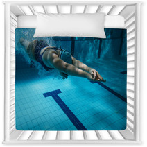Athlete At The Swimming Pool Underwater Photo Nursery Decor 78049772