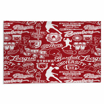 Athletic Department Seamless Pattern Rugs 29214913