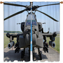 Attack Helicopter Window Curtains 66092867
