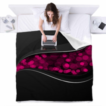 Attractive_black_design Blankets 22936683