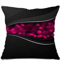 Attractive_black_design Pillows 22936683
