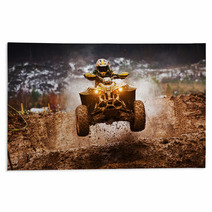 ATV Quad Outdoor Muddy Rider Rugs 75963298