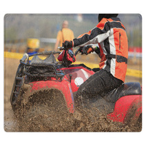 ATV Race Abstract Rugs 19436086