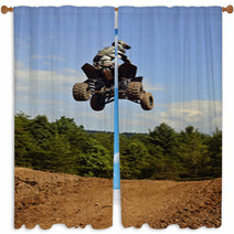 ATV Racer 4 Window Curtains 18394014