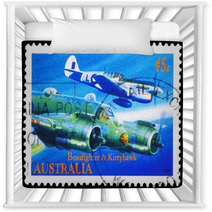 Australia Circa 1996 Beaufighter And Kittyhawk Nursery Decor 47401328