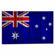 Australia Flag Grunge Background Rugs 63664885