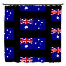 Australia Flag Seamless Pattern Bath Decor 71747773