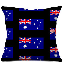 Australia Flag Seamless Pattern Pillows 71747773