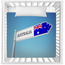 Australia Flag Sign Nursery Decor 65638611