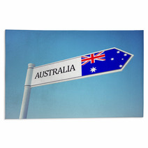 Australia Flag Sign Rugs 65638611