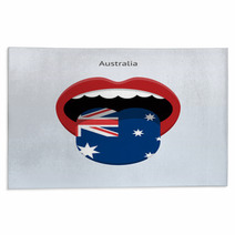 Australia Language Abstract Human Tongue Rugs 56991693