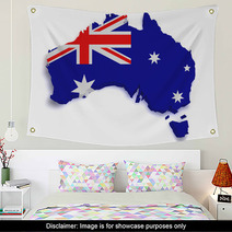 Australia Map 3d Shape Wall Art 43029832