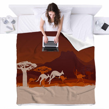 Australia Travel Design Template Blankets 55939377