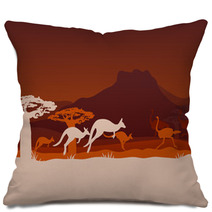 Australia Travel Design Template Pillows 55939377