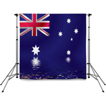 Australian Flag Water Backdrops 8507731