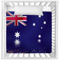 Australian Flag Water Nursery Decor 8507731