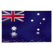 Australian Flag Water Rugs 8507731