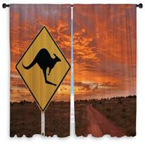 Australian Landscape Window Curtains 71728959