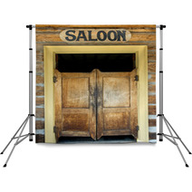 Authentic Saloon Doors In Montana Ghost Town Backdrops 7407508
